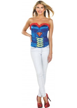 Supergirl Adult Corset Supergirl Adult Corset