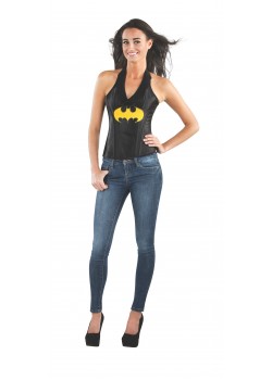 Batgirl Leather-look Adult Corset