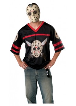 Jason Hockey Jersey & Mask for Adult Halloween