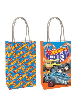Hot Wheels Favour Bags 21cm x 13cm x 8cm 8 pk