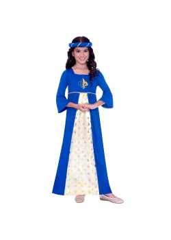 Tudor Princess Blue Girl's Costume 4-6 Years