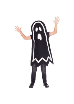 Glow in the Dark Stick Ghost Unisex Kid's Costume 8-10 Years