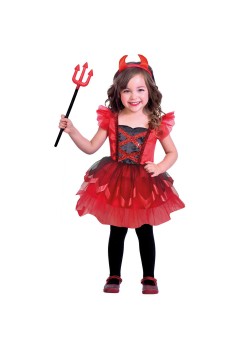 Little Devil Girl's Costume 4-6 Years