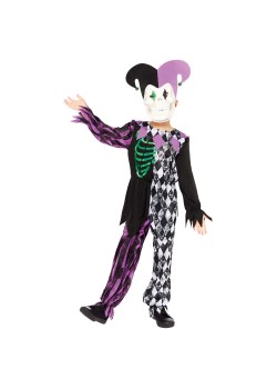 Jester Boy's Costume 8-10 Years