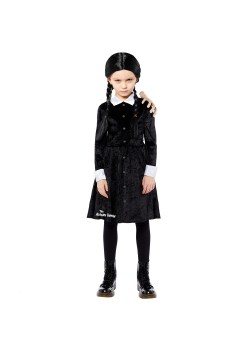 Friday The Addams Family Girl's Costume 