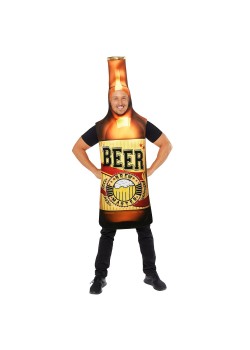 Beer Bottle Tabard Men's Costume Standard Size