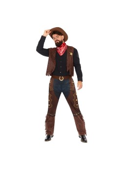 Western Cowboy Men's Costume Medium Western Cowboy Men's Costume Medium