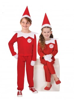 Elf On The Shelf Child Costume Christmas
