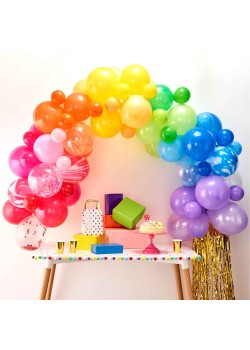 Rainbow Balloon Arch 85 pk