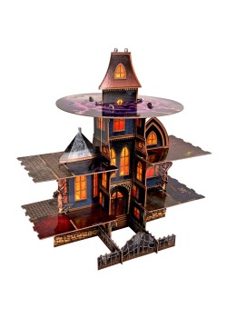 Halloween Haunted House Cupcake Stand