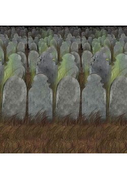 Halloween Graveyard Scene Setter 1.2m x 9.1m