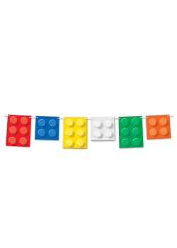 Block Party Party Decorations - Banner Building Blocks