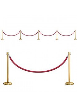 Hollywood Awards Night Stanchion Barriers Props Wall Decorations Pack of 9