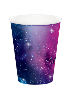 Galaxy Paper Cups 266ml Pack of 8