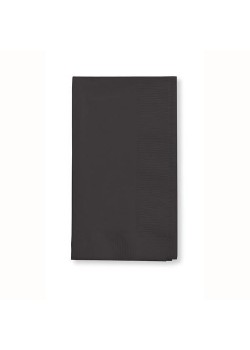 Black Velvet Dinner Napkins 40cm x 40cm 50 pk Black Velvet Dinner Napkins 40cm x 40cm 50 pk