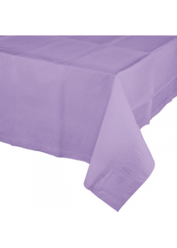 Lavender Party Supplies - Table Cover Tissue & Plastic Back