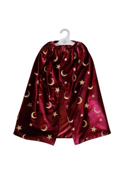Burgundy Magician Fancy Dress Velvet Cape 4-6 years Burgundy Magician Fancy Dress Velvet Cape 4-6 years