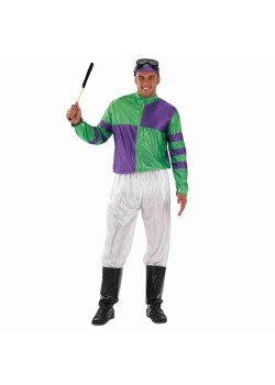 Green & Purple Jockey Morph Men's Costume Medium