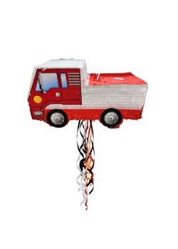 Firefighter Fire Engine 3D Pull String Pinata 50cm x 22cm x 28cm