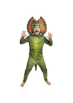 Green Dilophosaurus Unisex Child's Costumes 10-12 Years