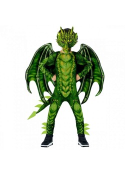 Green Dragon Morph Boy's Costume 10-12 Years Green Dragon Morph Boy's Costume 10-12 Years