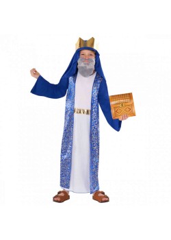 Blue King Nativity Boy's Costume 4-6 Years Blue King Nativity Boy's Costume 4-6 Years