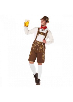 Traditional Lederhosen Morph Men's Costume Medium Traditional Lederhosen Morph Men's Costume Medium
