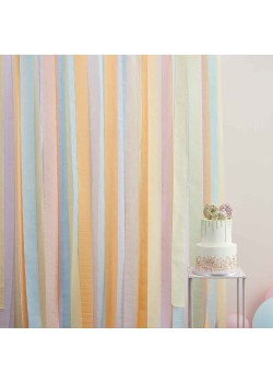 Pastel Mix It Up Streamer Backdrop Decorating Kit