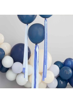 Blue Mix It Up Balloon Ribbons 4 pk