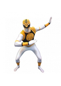 White Power Ranger Morph Men's Costume Large