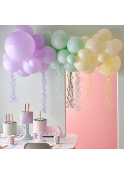 Pastel Wave Balloon Arch