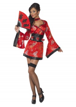 Geisha Girl Vodka Adult Costume Geisha Girl Vodka Adult Costume