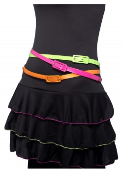 Neon Belts, Adult Neon Belts, Adult