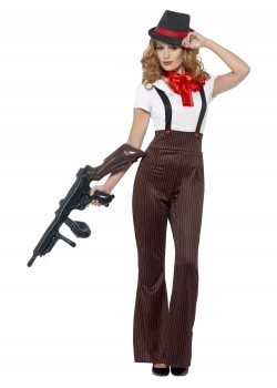 Gangster Glam Costume , Adult Gangster Glam Costume , Adult