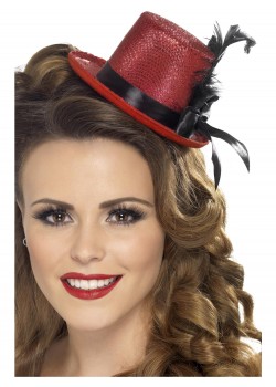 Red Mini Top Hat for Adult