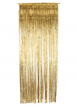 Gold Metallic Shimmer Curtain Gold Metallic Shimmer Curtain