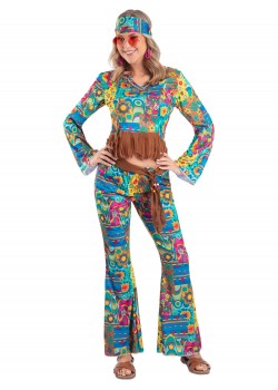 Hippie Flower Power Costume for Adult Hippie Flower Power Costume for Adult