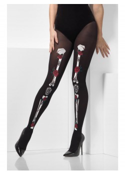 Day Of The Dead Tights, Adult Day Of The Dead Tights, Adult