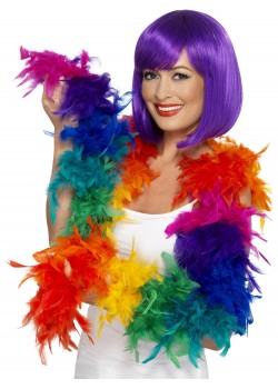 Rainbow Feather Boa for Adult Rainbow Feather Boa for Adult