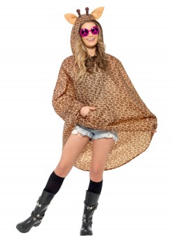 Giraffe Poncho, Adult Animals Giraffe Poncho, Adult Animals