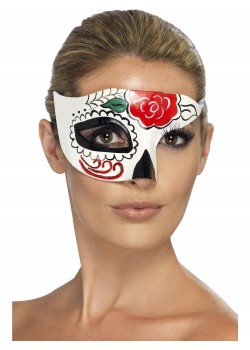 Day Of The Dead Half Eye Mask for Adult Day Of The Dead Half Eye Mask for Adult