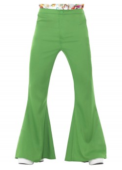 Flared Green Trousers for Adult Flared Green Trousers for Adult