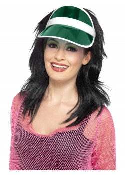 80s Visor, Green for Adult 80s Visor, Green for Adult