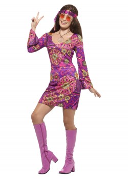 Woodstock Hippie Chick Adult Costume Woodstock Hippie Chick Adult Costume