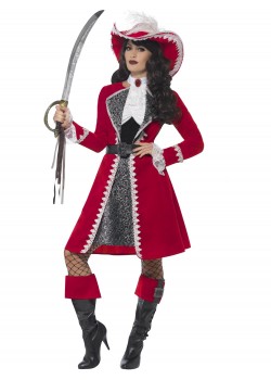 Lady Captain Deluxe Costume for Adult