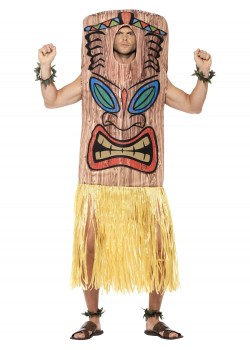 Tiki Totem Hawaiian Adult Costume Tiki Totem Hawaiian Adult Costume