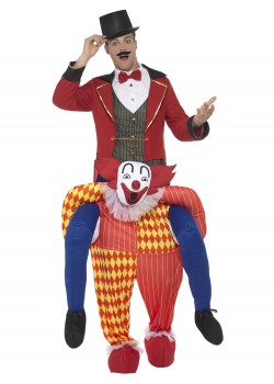 Clown Piggy Back Adult Costume