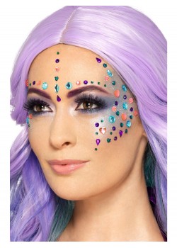 Multi-Coloured Jewel Face Gems Multi-Coloured Jewel Face Gems