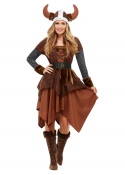 Viking Barbarian Queen Adult Costume Viking Barbarian Queen Adult Costume