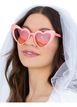 Pink Heart Spectacles for Adult